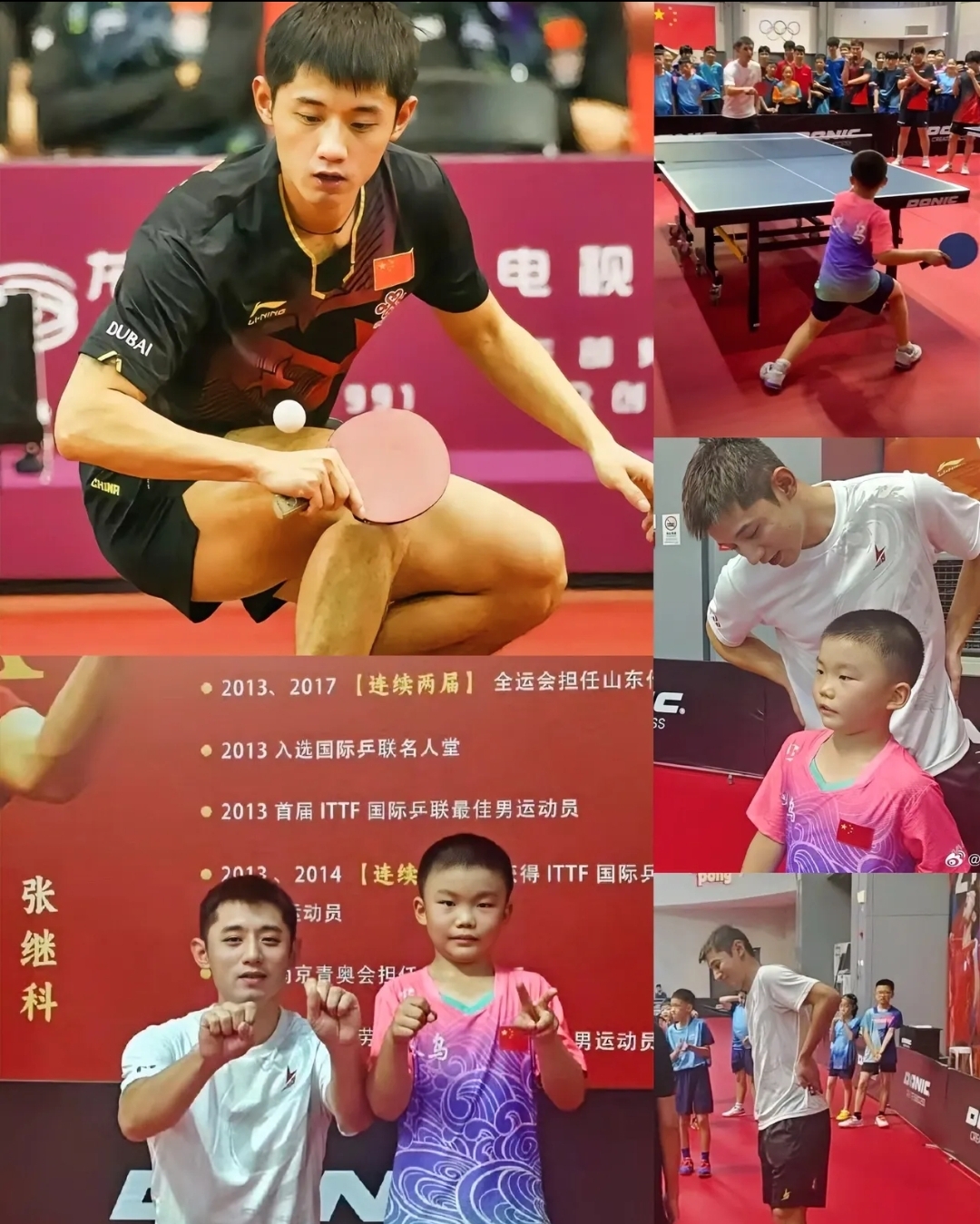 中国乒乓球队碾压比利时乒乓球队，张继科完成帽子戏法